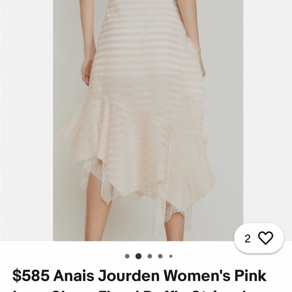 Chic Striped Midi Skirt in Soft Pink